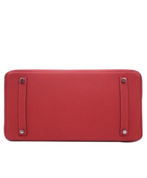 Hermes Birkin 35 Bag Togo Leather Red - Image 2