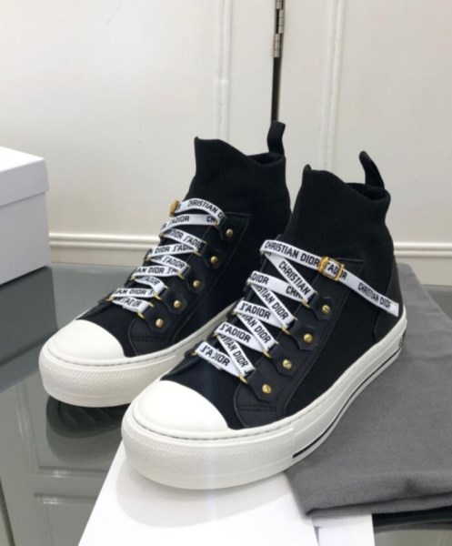 Christian Dior Women's Walk'n'Dior high-top sneaker Black - Image 3