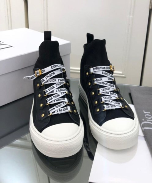 Christian Dior Women's Walk'n'Dior high-top sneaker Black - Image 2