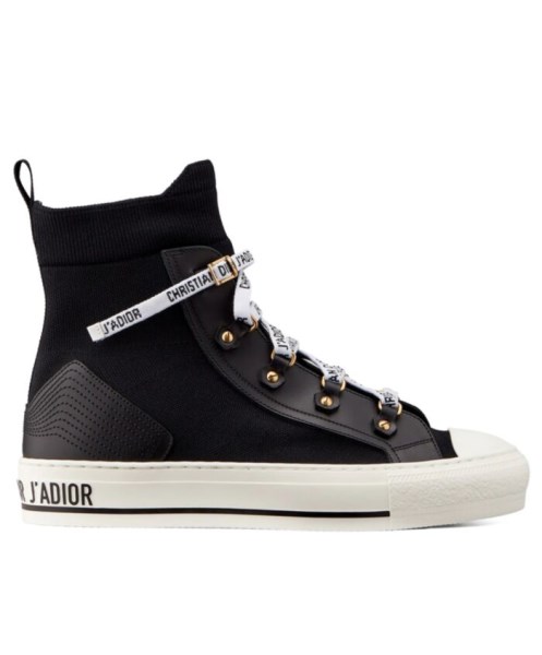 Christian Dior Women's Walk'n'Dior high-top sneaker Black