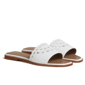 Hermes Women's Gaelle Sandal White