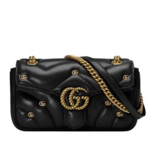 Gucci GG Marmont Small Shoulder Bag 443497 Black