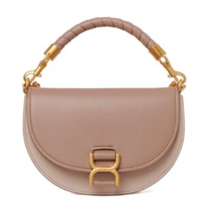 Chloe Marcie Chain Flap Bag Apricot
