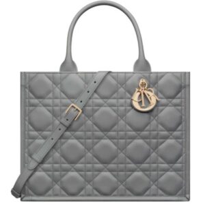 Christian Dior Medium Dior Book Tote Gray