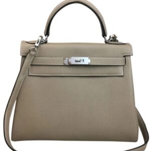 Hermes Kelly Bag 32 Togo Leather Gray