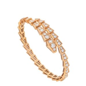 Bvlgari Women's Serpenti Viper Bracelet Red