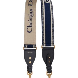 Christian Dior Wide shoulder strap S8540 Dark Blue