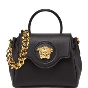 Versace La Medusa Small Handbag Black