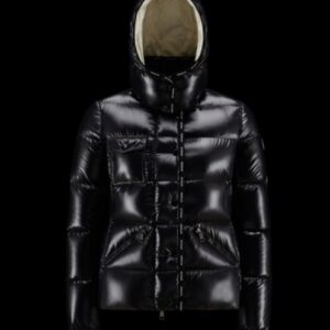 Moncler Women's Flumet Short Down Jacket Black