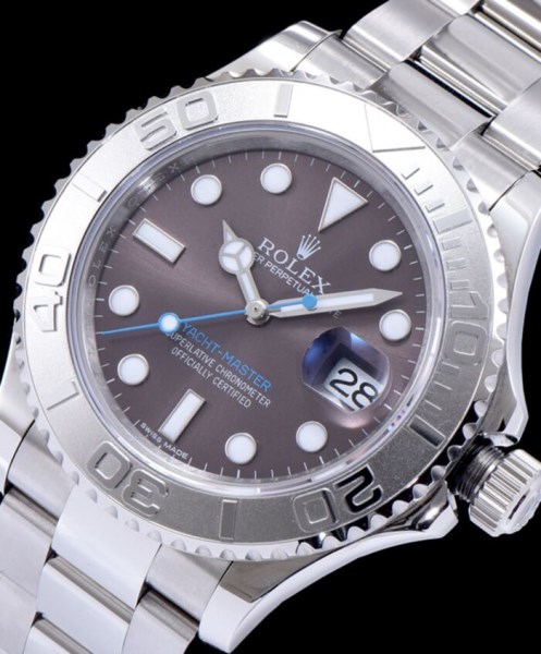 Rolex Gold Men s Yacht Master Watch Light Coffee - Image 3