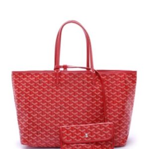 Goyard Medium Tote Red
