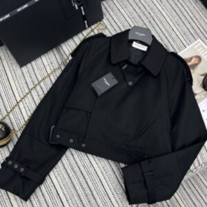 Saint Laurent Women's Short Jacket Black