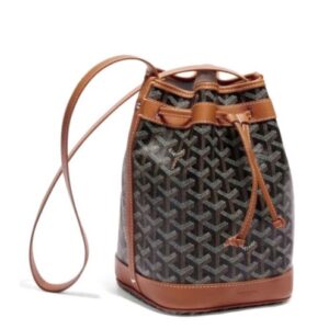 Goyard Petit Flot bucket bag Coffee