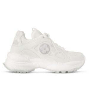 Louis Vuitton Women's Run 55 Sneaker 1ACGP4 1ACGQG 1AMI02 White