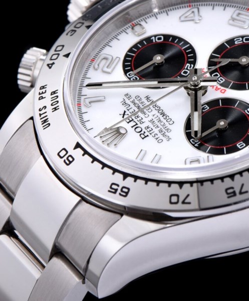 Rolex Daytone Champagne Watch White - Image 4