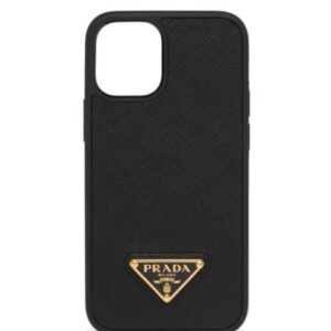 Prada Saffiano Cover For Iphone 1ZH131 Black