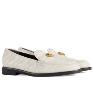 Gucci Women's Loafer With Double G Cream