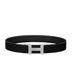 Hermes Constance Belt Buckle & Reversible Leather Strap 38mm Black