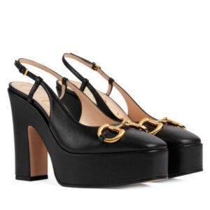 Gucci Women's High Heel Pump 723837 Black