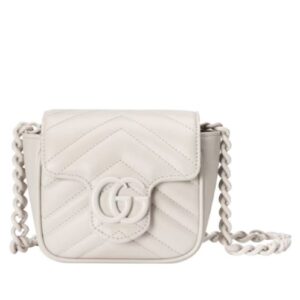 Gucci GG Marmont Belt Bag 739599 Cream