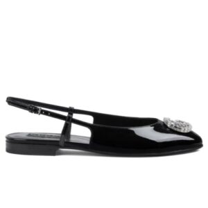 Gucci Women's Ballerina With Double G 762765 Black