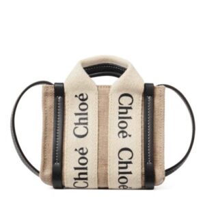 Chloe Woody Nano Tote Black
