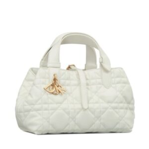 Christian Dior Small Dior Toujours Bag Cream