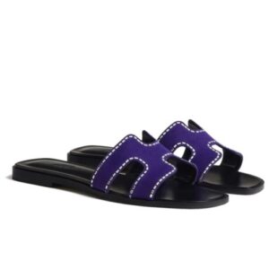 Hermes Women's Oran Sandal Purple