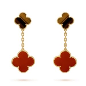 Van Cleef & Arpels Magic Alhambra Earrings Red