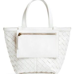Bottega Veneta Small Flip Flap Cream