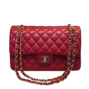 Chanel Women's Classic Flap Bag A01112 Red