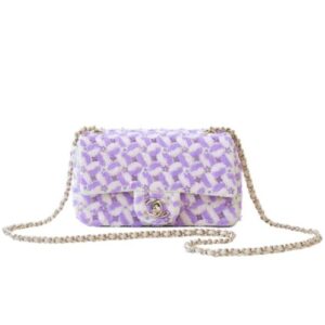 Chanel Flap Bag AS3965 Purple