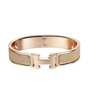 Hermes Clic H Bracelet Gray