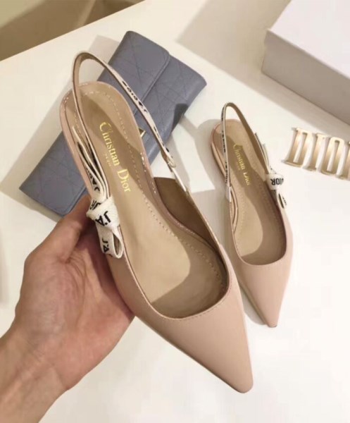 Christian Dior J'Dior Flat Heel Pink - Image 4