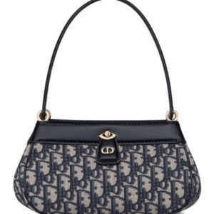 Christian Dior Small Dior Key Bag Dark Blue