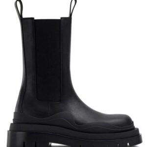 Bottega Veneta Women's Tire Chelsea Boot Black