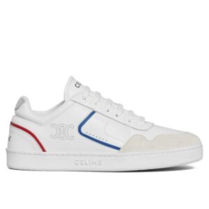 Celine Unisex Ct-10 Celine Trainer Low Lace-Up Sneaker White