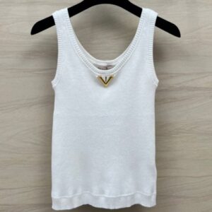 Valentino Women's Knitted Vest White