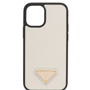 Prada Saffiano Cover For Iphone 1ZH131 Cream