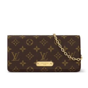 Louis Vuitton Wallet On Chain Lily M82509 Brown