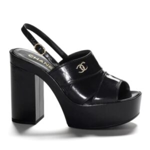 Chanel Women's Sandals G45016 Black