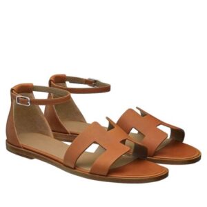 Hermes Women's Santorini Sandal Coffee