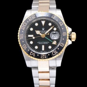 Rolex GMT Master Black Bezel Watches Golden