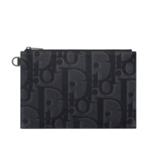 Christian Dior A5 Pouch Black