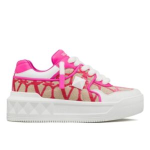 Valentino Unisex One Stud Xl Low-Top Sneaker Pink