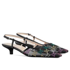 Gucci Women's GG Slingback Pump 746033 Black