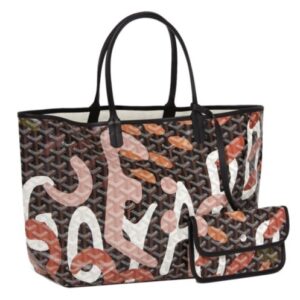Goyard Saint Louis PM Bag Lettres Camouflage Pink