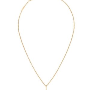 Celine Women's Triomphe Solitaire Necklace In Brass With Gold Finish Golden