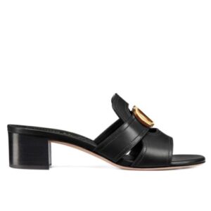 Christian Dior Women's 30 Montaigne Heeled Slide Black