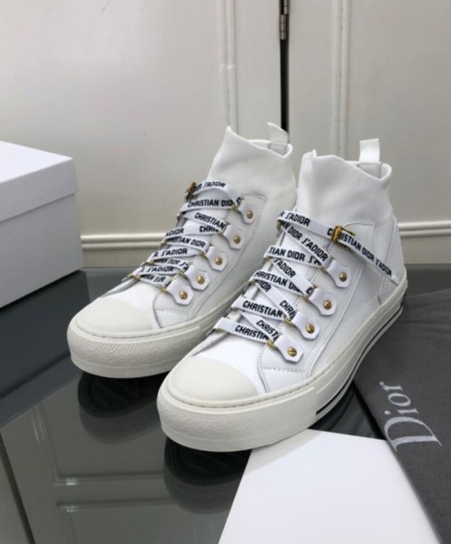 Christian Dior Women's Walk'n'Dior high-top sneaker White - Image 3